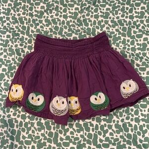 Mini Biden Purple Owl Skirt